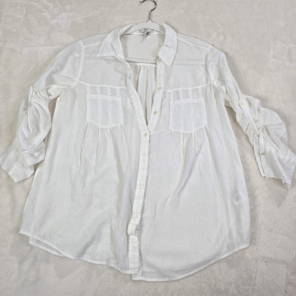 Joie Button Up Shirt Size S